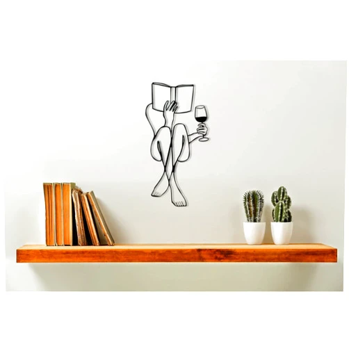 tricorn decor & art moder home garden design wall (Gold, 35x19)