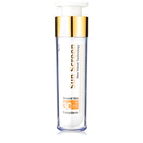 FrezyDerm Sun Screen Velvet Second Skin Technology CLEAR Face SPF30 50ml