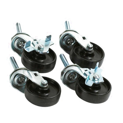 Stoneman Sports Glacik Caster Wheel in Black (Set of 4)