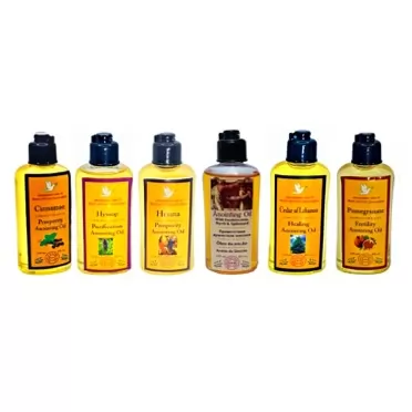 Jerusalem Oils Anointing Oil from Israel - Mix of Six - Biblical Oil Made in Jerusalem 120 ML/ 4FL.OZ by SOLOMON4U . (Great Kit of 6 Oils)