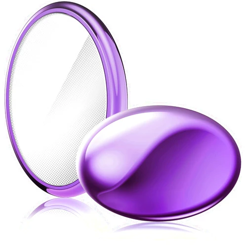 Wsiones Crystal Hair Eraser for Women and Men, Reusable Crystal Hair Remover Magic Painless Exfoliation Hair Removal Tool, Magic Hair Eraser Device for Back Arms Legs(Purple)