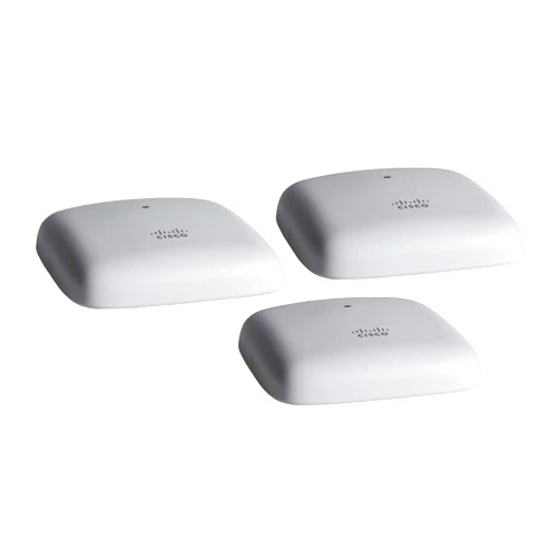 CISCO DESIGNED Cisco Business 140AC Wi-Fi Access Point, 802.11ac, 2x2, 1 GbE Port, Ceiling Mount,3 Pack Bundle,Limited Lifetime Protection (3-CBW140AC-B) (Renewed)