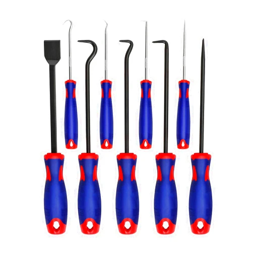 WORKPRO 9Pcs Precision Pick & Hook Set with Scraper, Automotive & Electronic Hand Tools, W000846A