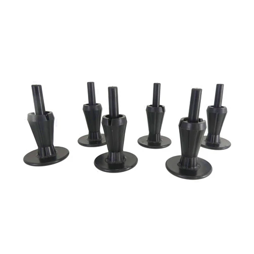 Tech Team Bed Frame FEET RISERS 2 1/2 INCH Heavy Duty Replacement Protect Floors FITS 1/2 and 3/8 INCH Bed FEET SOCKETS 6 RISERS