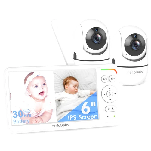 HelloBaby Baby Monitor with 2 Cameras, World First 6