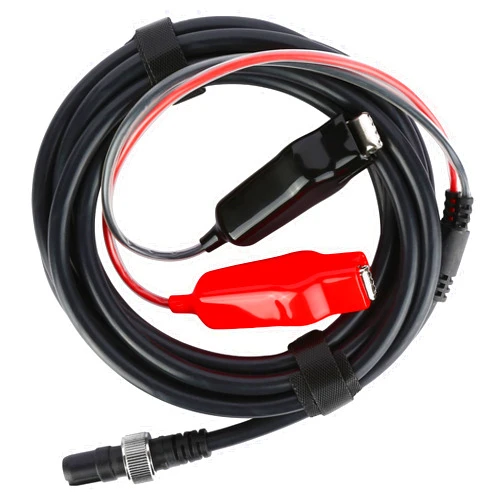 Qtcial Electric Fishing Reel Power Cord - 10Ft Battery Connection Cable Fits for Daiwa Tanacom 1000 750 500, Seaborg 500MJ, Shimano, BeastMaster, Leobritz, ForceMaster