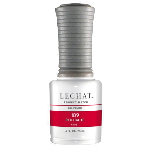 LECHAT Perfect Match Gel Polish, Red Haute, 0.5 Ounce (PMS189)