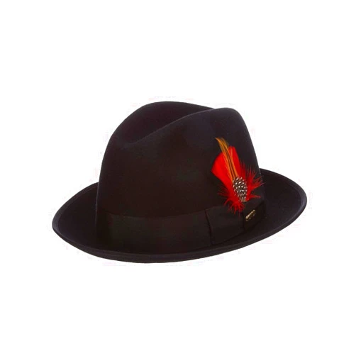 Scala Classico Men's Wool Felt Fedora Hat