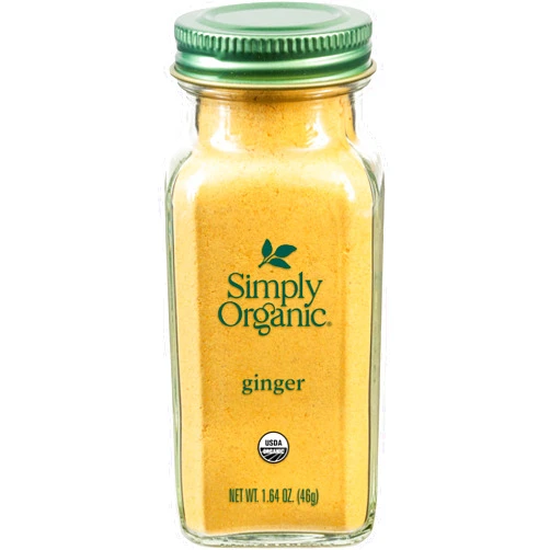 Simply Organic Ground Ginger Root, 1.64 Ounce, Non ETO, Non Irradiated, Non GMO, Complements Both Sweet & Savory Dishes