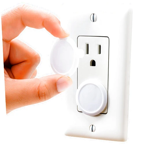 Wappa Baby Outlet Covers Baby Proofing (50 Pack) Safe & Secure Electric Plug Protectors | Sturdy Childproof Socket Covers for Home & Office | Easy Installation | Protect Toddlers & Babies | White