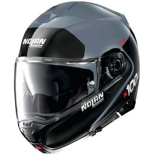 Nolan N100-5 Plus Distinctive Modular Motorcycle Helmet Slate Gray LG