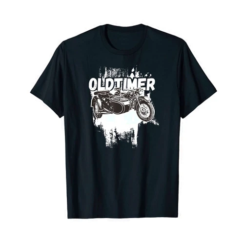 Gespann Mororräder Dnepr, Ural, K-750, M-72 Vintage stretch motorcycles for retro technology lovers T-Shirt