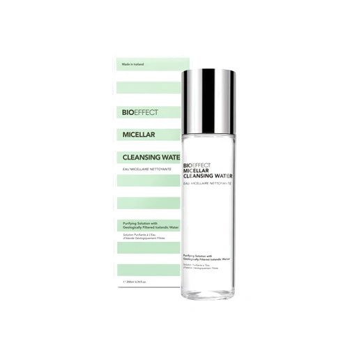 Bioeffect Micellar Cleansing Water, Make-up Remover and Hydrating Facial Cleanser of Icelandic Geo-Thermal Mineral Lava Water & Plant-Based Humectants, Fragrance-Free Luxury Face Wash