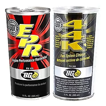 BG 44K Fuel System Cleaner and Bg109 EPR Engine Performance Restoration 11 Fl Oz