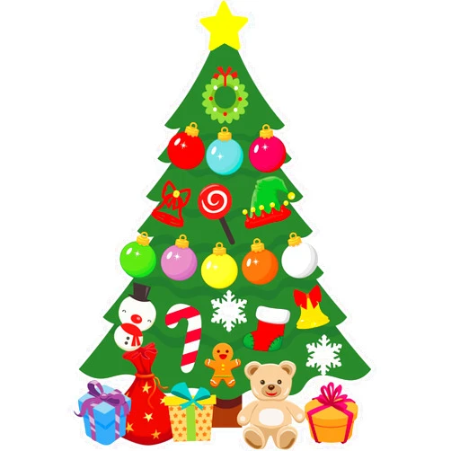 Blulu Christmas Fridge Magnets, Christmas Party Decoration, Animated Christmas Fridge Magnet Set, Magnet Refrigerator Sticker Holiday Decorations for Fridge, Metal Door, Garage, Office