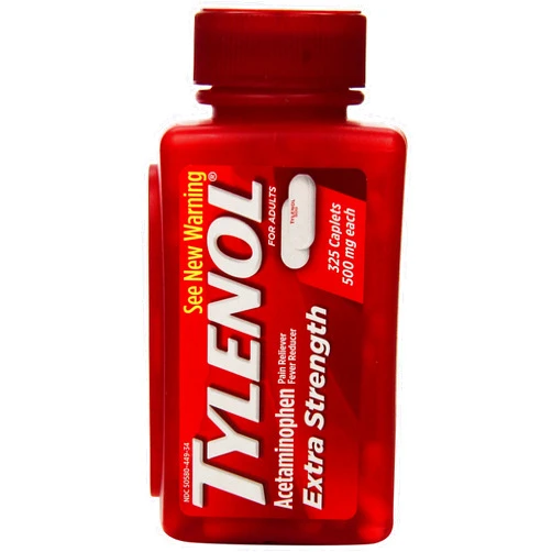 Tylenol Extra Strength Acetaminophen 500 Mg 325 Caplets