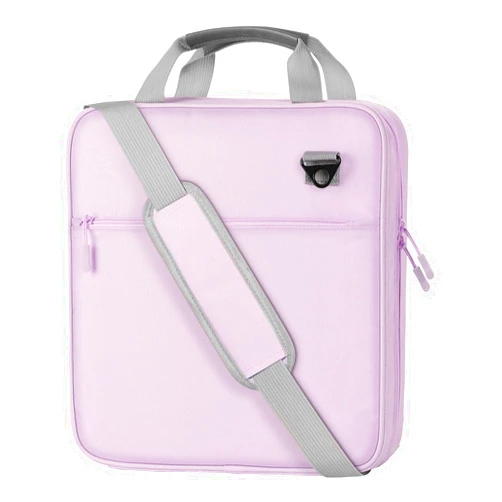 MoKo Zipper Binder, 2 Inch 3 Ring Binder with Zipper,500 Sheets Capacity Zipper Binder with Shoulder Strap & Handle,Multi-Pocket Zipper Binder Organizer for Middle School, Purple & Gray