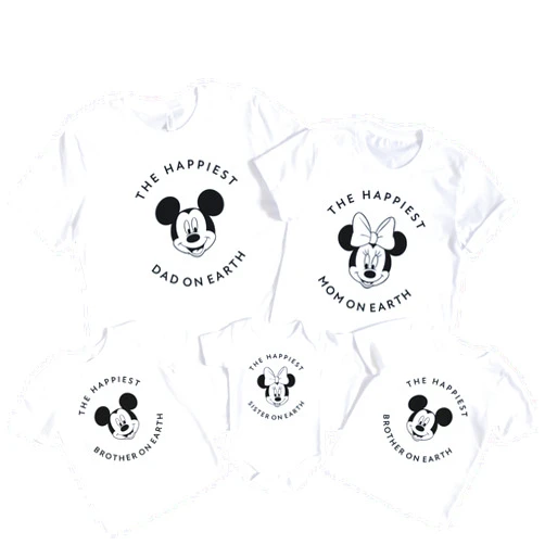 LexasUs Family t-Shirt, Custom Family Apparel, Best mom Shirt, Best dad Shirt, Family Vacation Shirt, Happiest Dad and Mama on Earth Shirt, Family Trip Tee, Family Love Shirt, idea, Mama Gift Shirt
