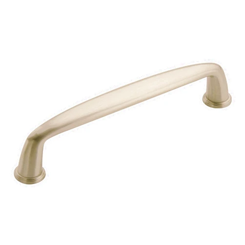 Amerock | Cabinet Pull | Satin Nickel | 5-1/16 inch (128 mm) Center to Center | Kane | 1 Pack | Drawer Pull | Drawer Handle | Cabinet Hardware