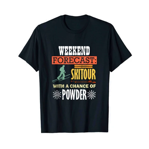 Skiing Ski Apres Skitour and Skitouring Gift Co Ski Tour Skiing Touring - Skitouring Skitour Vintage Gift T-Shirt