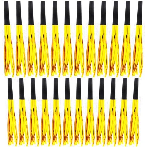 Lovecheer 24 Pieces Noise Makers Party Blowers Horns Blowouts Whistle Cheeleading Sports Team Spirit Birthday Wedding Christmas New Years Eve