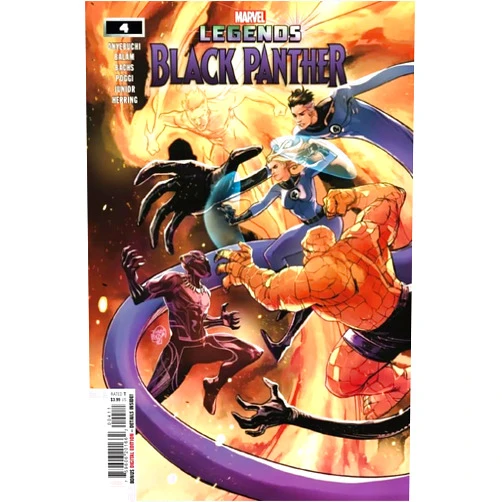 Tochi Onyebuchi Black Panther Legends #4 Jahnoy Lindsay Main Cover with Rated Comics Acrylic Backer