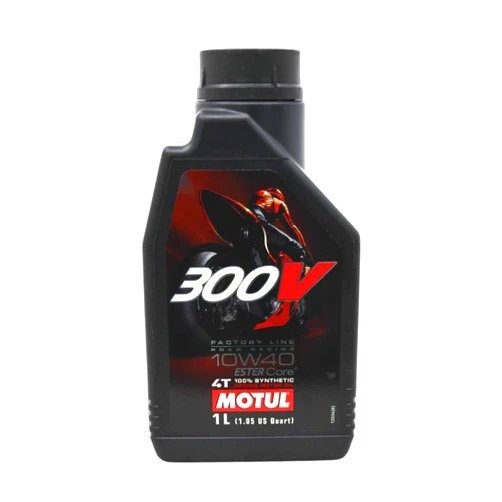 Motul 300V 4T Factory Line 10W-40 Synthetic Oil 1 Liter (104118)