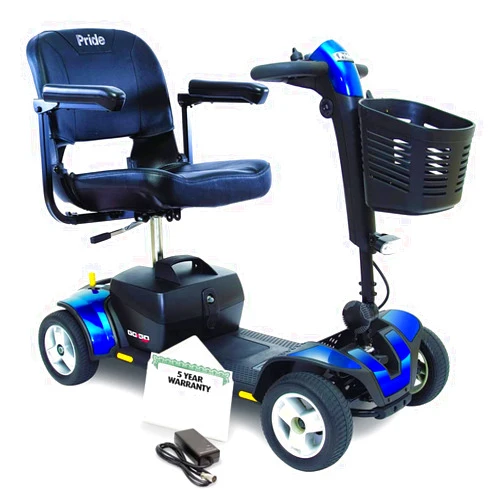 Pride Mobility Pride Go-Go Sport 4-Wheel Heavy Duty Travel Scooter with Extended Warr