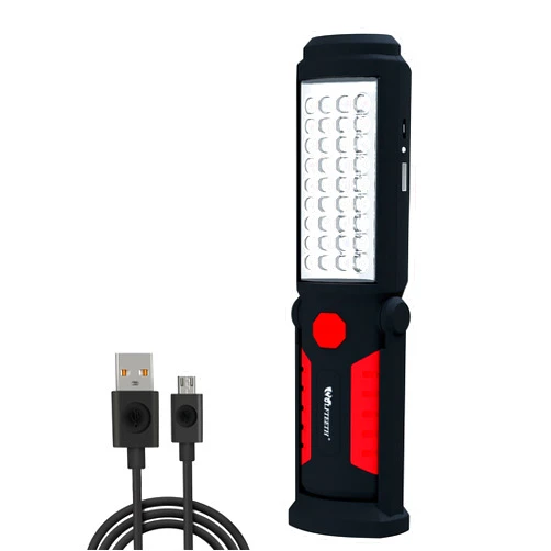 Wolfteeth LED Work Light, Rechargeable Magnetic Flashlights for Mechanics, 360° Rotate Underhood Light, Mens Tools for Fall Autumn Outdoor Camping Hiking Christmas Gift