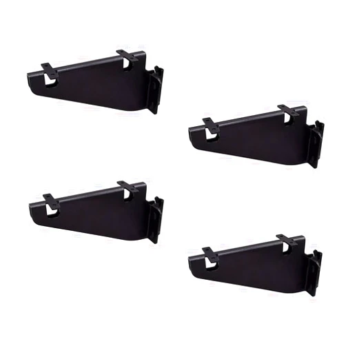 Mytee Products (Pack of 4) E Track Shelf Brackets - Enclosed Trailer Fixed Shelving Brackets - E-Track Accessories for Enclosed Trailer, Cargo Truck, Warehouse, Garage