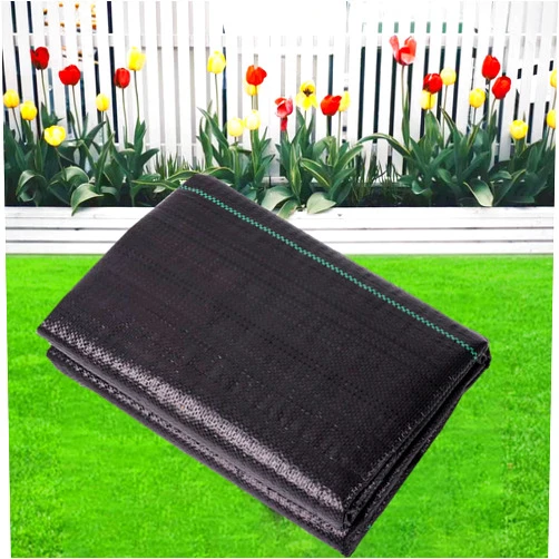 LIUJIAYI 4FTx50FT Heavy Duty Weed Barrier Landscape Fabric - Durable Weed Block Gardening Ground Cover Mat, Woven Geotextile Fabric for Underlayment, Commercial Driveway Stabilization, Weed Control Cloth