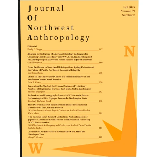 By Darby C Stapp (Author), Deward E Walker Jr. (Author) Journal of Northwest Anthropology: Volume 59, Number 2