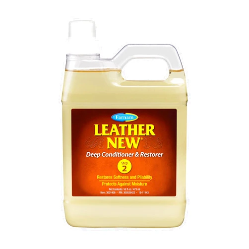 Farnam Leather New Deep-Cleaning Conditioner and Restorer for Saddles and Leather, 16 Ounces