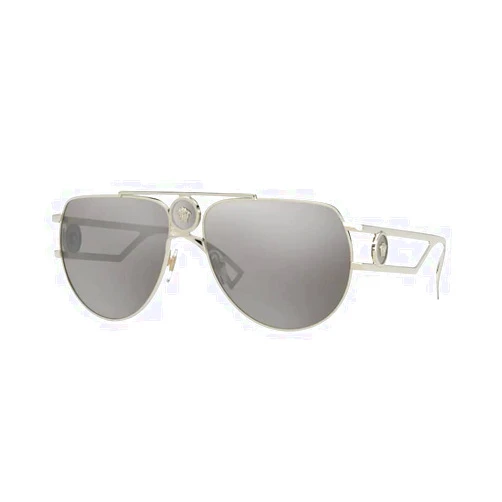 Versace VE2225 Aviator Sunglasses for Men +BUNDLE with ACCESSORY EYEWEAR KIT