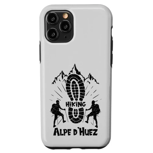 Alpe d' Huez France skiing Ski Hiking Travel iPhone 11 Pro Hiker Alpe d' Huez France Hiking Vacation Ski Case