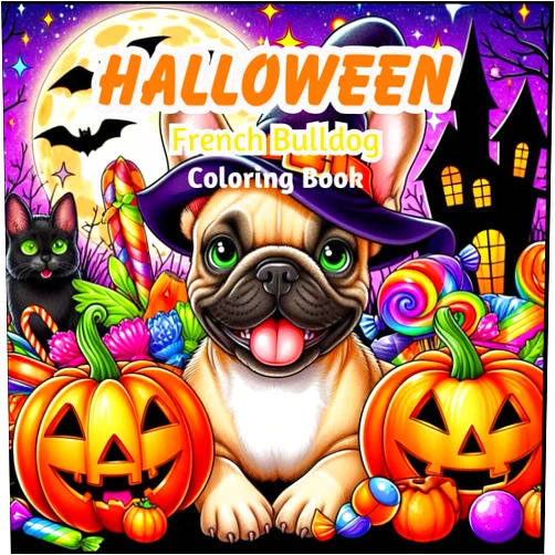 By Sacha Saint-Laurent (Author) Halloween French Bulldog coloring book: This fabulous coloring book was created by a Frenchie lover for Frenchie lovers and features 50 varied French ... illustrations for all Frenchie lovers