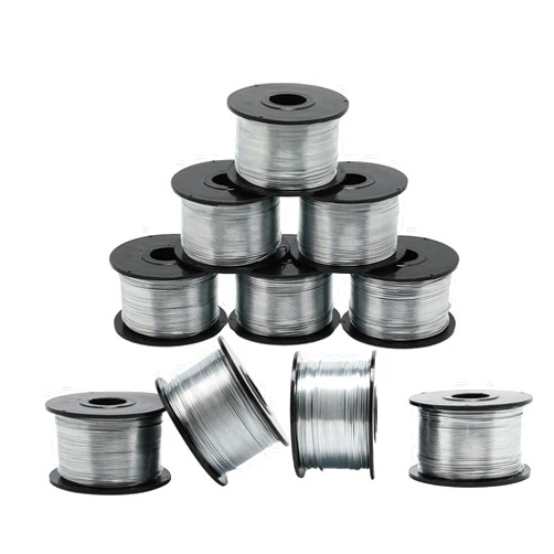 Mefape 10 PCS Steel Rebar Tie Wire Coil, 360FT Rebar Tie Gun Wire, 0.03” Rebar Tie Wire for Automatic Rebar Tying Tool