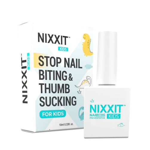 NIXXIT Nail Biting Treatment for Kids - Stop Thumb Sucking for Kids, Toddlers, Children - No Bite Nail Polish Pen - Non Glossy - Deterrent Bitter Taste - Safe & Effective Solution - Paraben Free Prevention