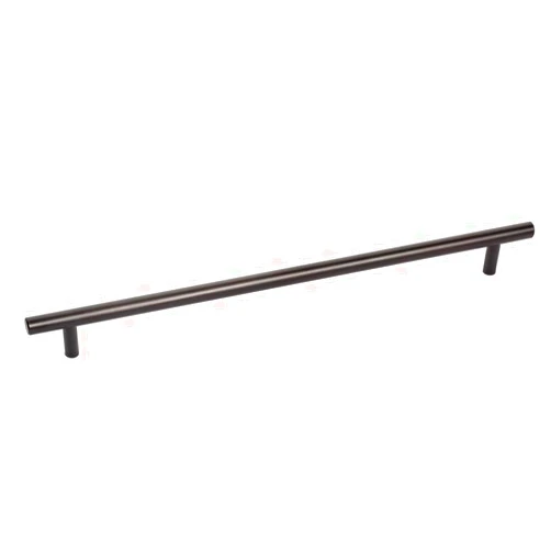 Cosmas 305-320ORB Oil Rubbed Bronze Cabinet Hardware Euro Style Bar Handle Pull - 12-5/8
