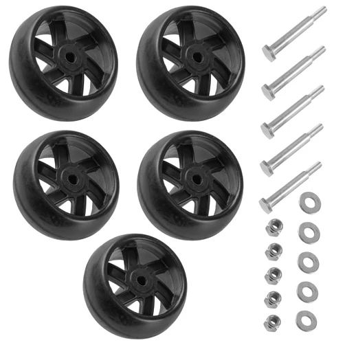Caltric Deck Wheel with Bolt and Nut Compatible with Husqvarna 2348LS 2748GLS 917.289570 YTH2348 5x