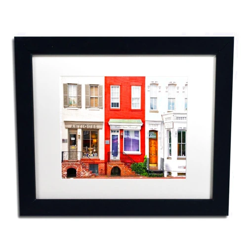 Trademark Fine Art 11x14-Inch Georgetown Shops DC, 11x14