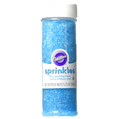 Wilton Sparkling Sugar Decorating Sprinkles, 5.25 oz., Blue