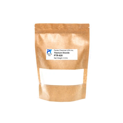 Pantai PTR-620 Titanium Dioxide Reagent Grade TiO2 -Pure,Fine, White Pigment Colorant for Soap Making, Candle Making, Crafts, Paints, Coating, Tiles, Plastic -Resealable Pouch 16oz 8oz 4oz (0.5 lb/8 oz)