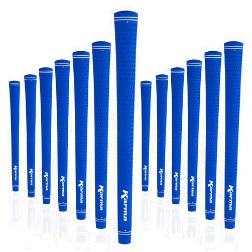 Karma Velour Golf Grips for Men, Women, Juniors, 13 Pack Undersize, Standard, Midsize, Oversize, & Jumbo High-Performance Replacement Golf Club Grips, Choose 6 Colors with or without Grip Tape