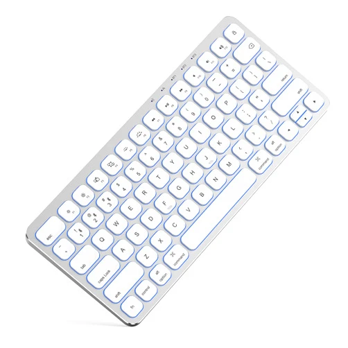 Yivandi Aluminum Backlit Wireless Keyboard for Apple Mac OS: Multi-Device Bluetooth,Scissor-Switch Keys Typing, 90 Days Battery Life -Compact Size for iMac MacBook Pro/MacBook Air/Mac Mini or iPad