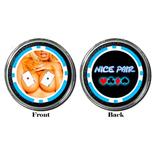 Gertdoggy Card Guards Card Guard - Nice Pair ~ Boobs Protector Holdem Poker Chip/Card Cover