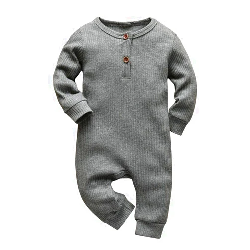 Eghunooy Baby Boy Girl Solid Color One Piece Romper Jumpsuit Outfits Clothes