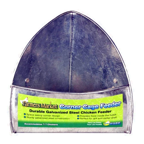 Chicken Ware Ware Manufacturing Chicken Corner Cage Feeder