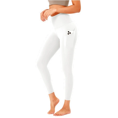 ODODOS Women's High Waisted Yoga Leggings with Pockets, Tummy Control Non See Through Workout Athletic Running Yoga Pants