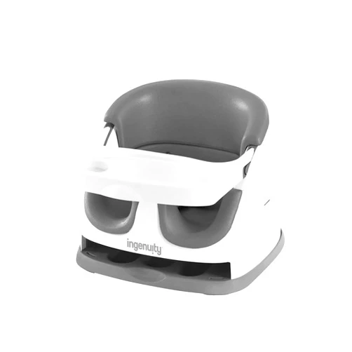 Ingenuity Baby Base 2-in-1 Seat - Slate - Booster Feeding Seat